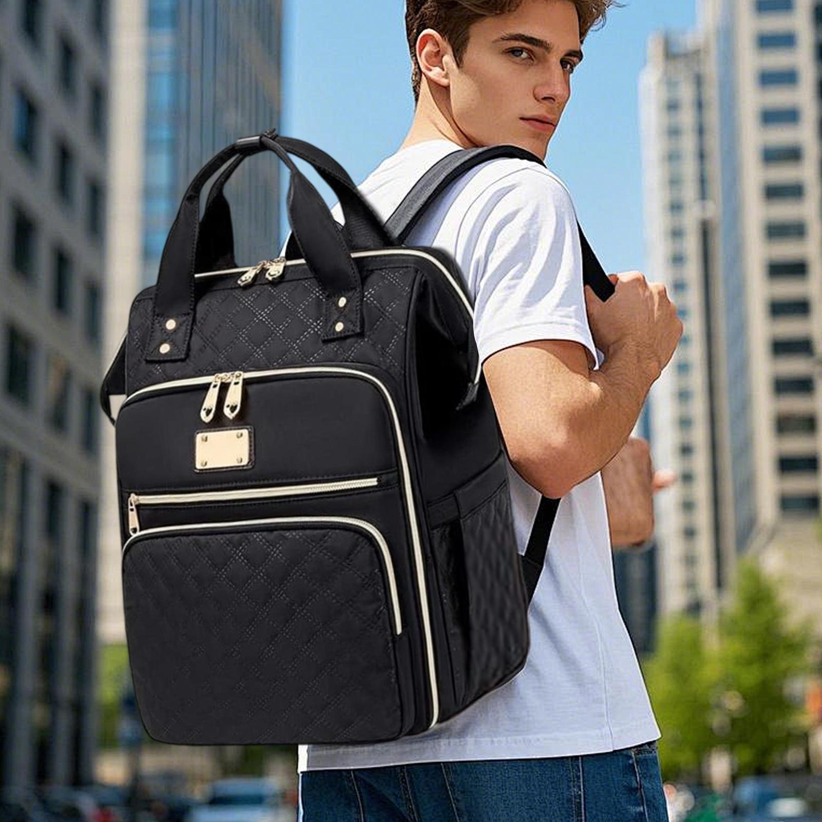 Laptop Backpack 15.6 - Zaino per il pranzo 2-in-1 per