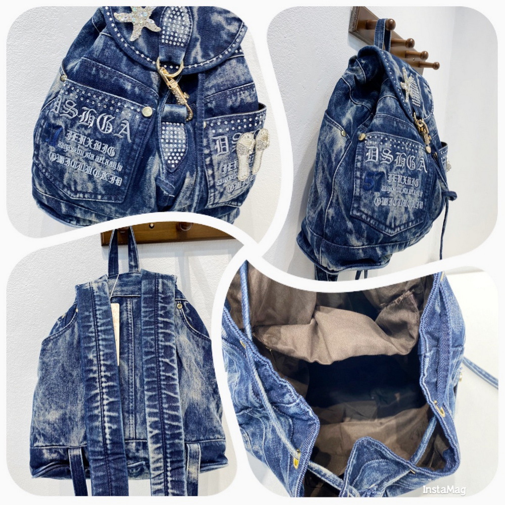 Zaino da donna in denim di lus - Travel Backpack Anti Theft recensione e prezzo