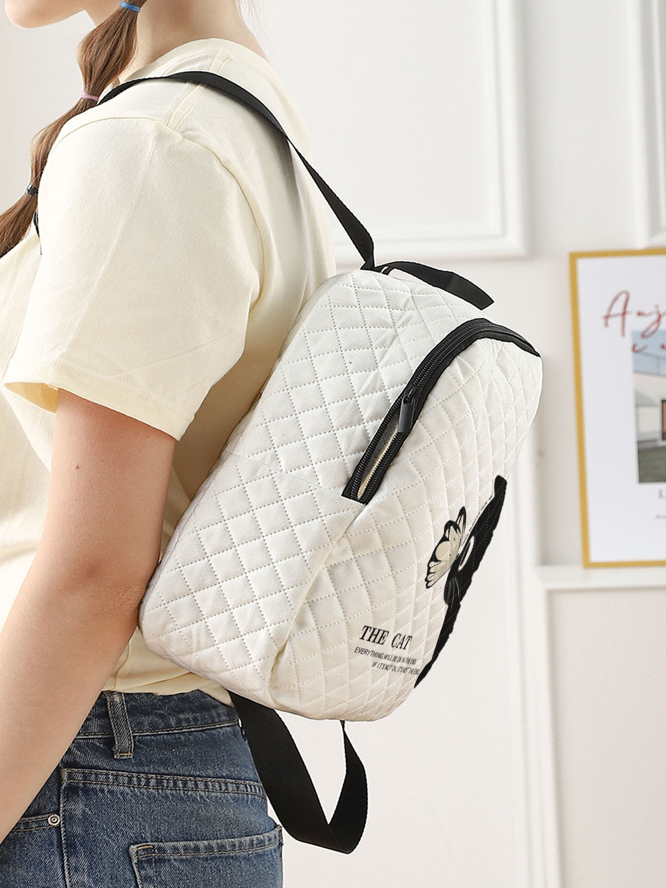 Zaino compatto trapuntato con  - Mini Backpack Purse recensione e prezzo