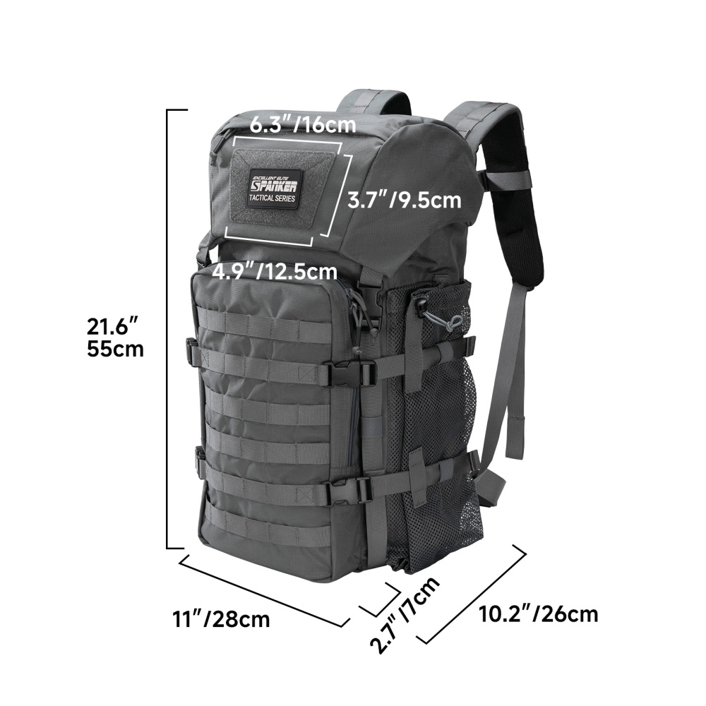 Zaino Tattico 40L in Nylon 500 - Rucksack Military Style recensione e prezzo